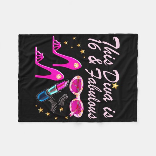 16 YR ALTER PRIMA DONNA FLEECEDECKE (Vorderseite (Horizontal))