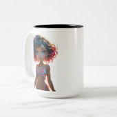 16A Dollz von: Svace - Serie 01 Zweifarbige Tasse (Vorderseite Links)