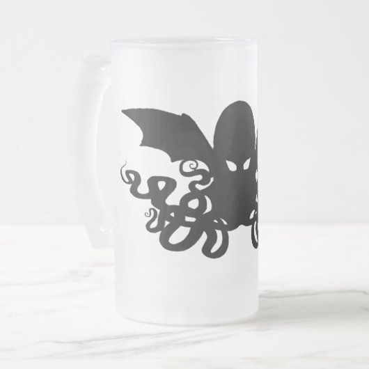 16oz mattierte Cthulhu Tasse - ein eiskalter (Vorderseite Links)