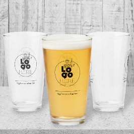 16oz-Pint-Glas mit dem Logo für kundenspezifische Glas