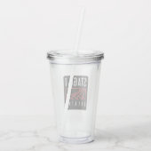 16oz Tumbler Acryltrinkbecher (Rückseite)
