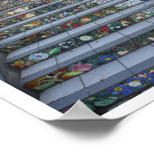 16th Avenue Tiled Steps #2-2 Poster (Ecke)