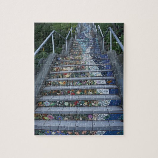 16th Avenue Tiled Steps #2 Jigsaw Puzzle (Vertikal)