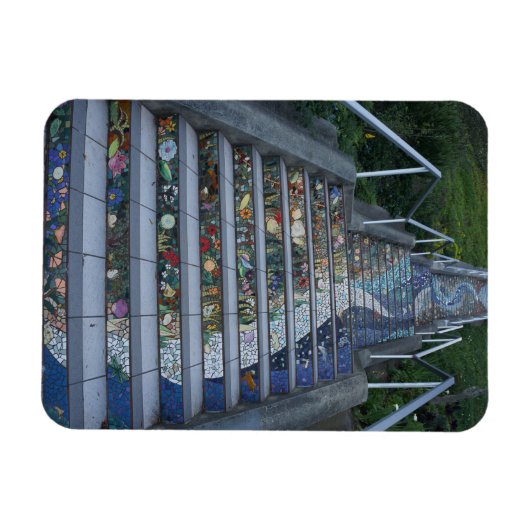 16th Avenue Tiled Steps #2 Magnet (Horizontal)