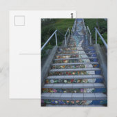 16th Avenue Tiled Steps #2 Postkarte (Vorne/Hinten)