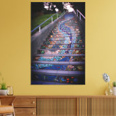 16th Avenue Tiled Steps #3 Leinwand (Insitu (Wohnzimmer))