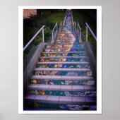 16th Avenue Tiled Steps #4-2 Poster (Vorne)