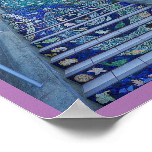 16th Avenue Tiled Steps #5-2 Poster (Ecke)