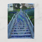 16th Avenue Tiled Steps #5 Postkarte (Vorderseite)