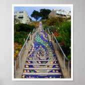 16th Avenue Tiled Steps #6-2 Poster (Vorne)