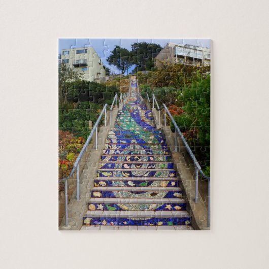 16th Avenue Tiled Steps #6 Jigsaw Puzzle (Vertikal)