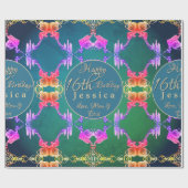 16th Birthday  Geschenkpapier (Flach)