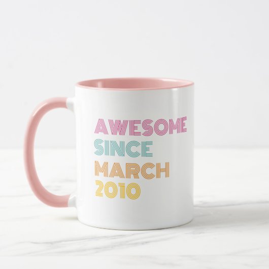 16th Birthday Gift Personalized  Tasse (Links)