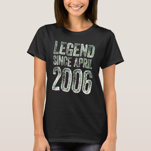 16th Birthday March Born 16 Years Legend Since 20 T-Shirt (Vorderseite)