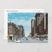 16th St., Omaha, Nebraska Vintag Postkarte (Vorne/Hinten)
