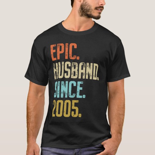 16th Wedding Anniversary For Him Epic Husband Sinc T-Shirt (Vorderseite)