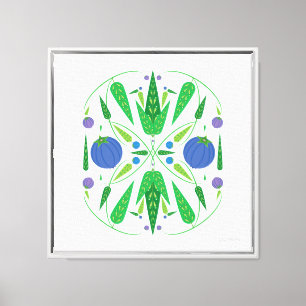 16x16 Guardian of the Blueberries Leinwand Giclée