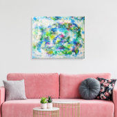 16x20 Abstrakt Art Meadow Leinwanddruck (Insitu (Wohnzimmer))