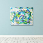 16x20 Abstrakt Art Meadow Leinwanddruck (Insitu (Holzboden))