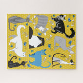 16x20 Cat Lovers Puzzle für Colorblinde (Horizontal)