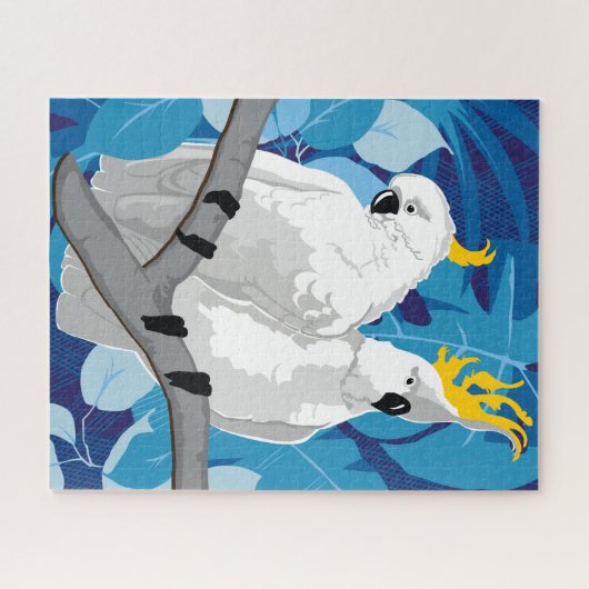 16x20 Cockatoo Puzzle für Colorblinde (Horizontal)
