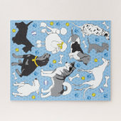 16x20 Dog Lovers Puzzle für Colorblinde (Horizontal)