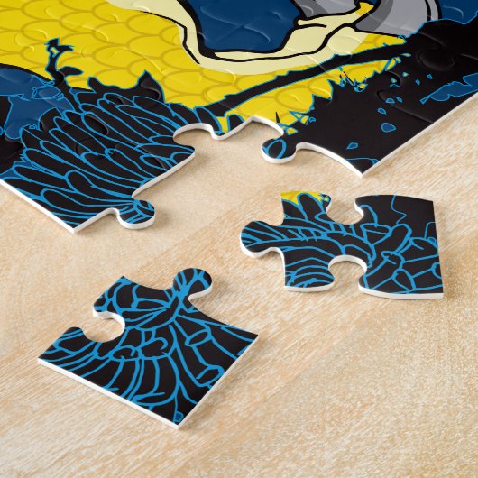 16x20 Drachenpuzzle für Colorblinde Puzzle (Seite)