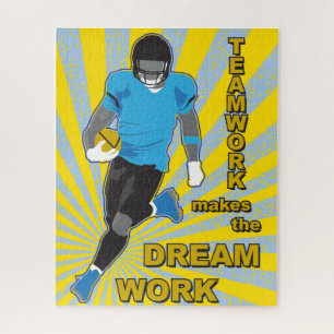 16x20 Fußball-Puzzle für Colorblinde Puzzle