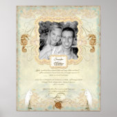 16x20 Hochzeitfotografie Liebe Chap Beach Seashore Poster (Vorne)