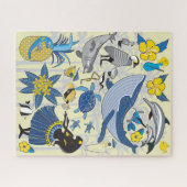 16x20 I Liebe Hawaii Puzzle für Colorblinde (Horizontal)