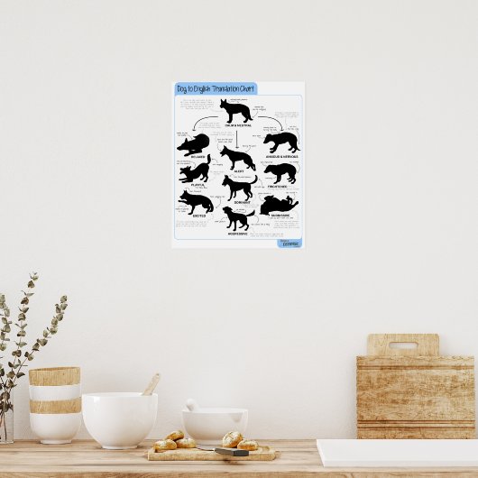 16x20 Körpersprache Poster (Küche)