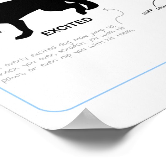 16x20 Körpersprache Poster (Ecke)