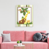 16x20 Leinwand Art Kinderzimmer Jungle Babies Prin (Insitu (Wohnzimmer))