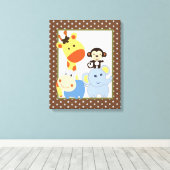 16x20 Leinwand Art Kinderzimmer Jungle Play (Insitu (Holzboden))