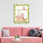 16x20 Leinwand Art Kinderzimmer Print Abby's Farm (Insitu (Wohnzimmer))