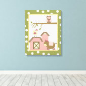 16x20 Leinwand Art Kinderzimmer Print Abby's Farm (Insitu (Holzboden))