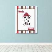 16x20 Leinwand Art Kinderzimmer Print Nojo Feuer M (Insitu (Holzboden))