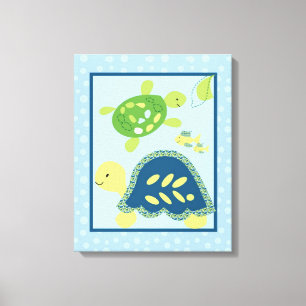 16x20 Leinwand Art Kinderzimmer Print Turtle Reef 