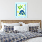 16x20 Leinwand Art Kinderzimmer Print Turtle Reef  (Insitu (Schlafzimmer))