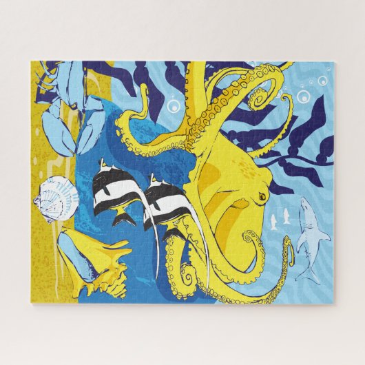 16x20 Ocean Puzzle für Colorblinde (Horizontal)