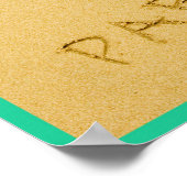 16x20 Paradise Beach Wall Art Poster (Ecke)