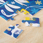 16x20 Pfauenpuzzle für Colorblinde Puzzle (Seite)