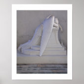 16x20 Plakat niemals allein abwischen (Seitenansic (Vorne)