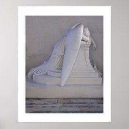 16x20 Plakat niemals allein abwischen (Seitenansic