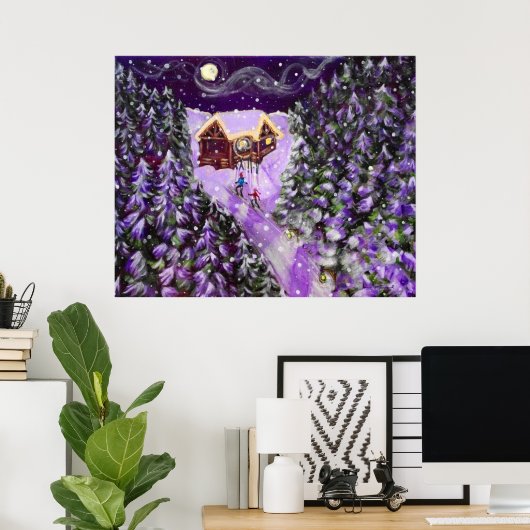 16x20 Poster Lantern Ski (Heimbüro)