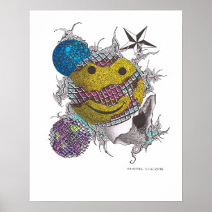 16X20 PRINT OF "HAPPY 1" POSTER