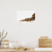 16x20 Sephia Print of Florida Beach Poster (Küche)