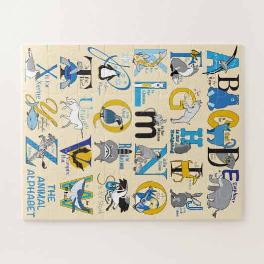 16x20 Tierpuzzle für Colorblind-Kinder Puzzle (Horizontal)