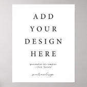 16x20" Vertikal/Portrait-Poster-Zeichen Poster (Vorne)