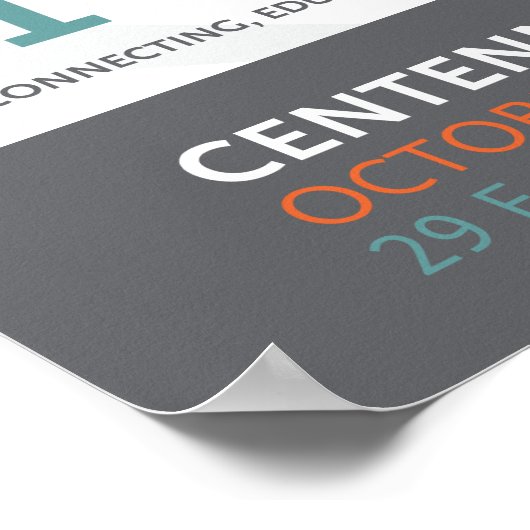 16x20 WNBA Centennial Poster (Ecke)